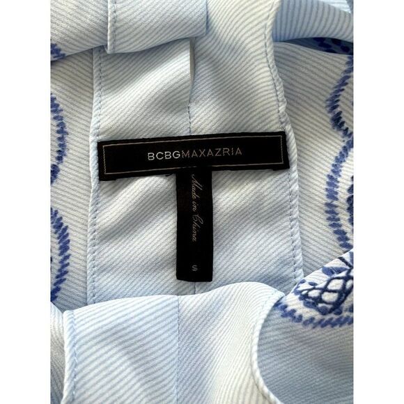 BCBGMaxAzria NEW Vance Romper in Light Oasis Blue Size S - Picture 3 of 3